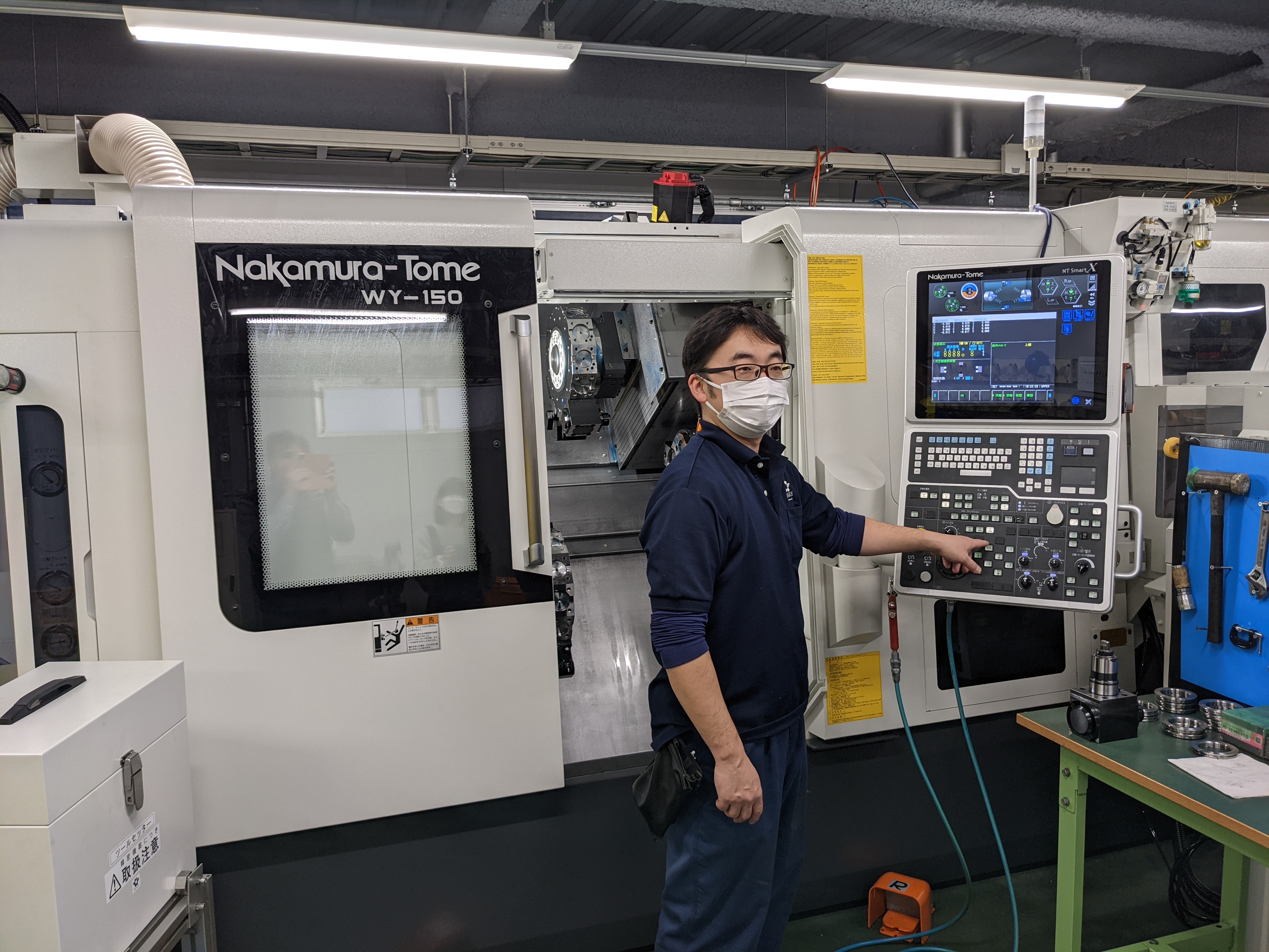 中村留精密工業の複合旋盤が入りました
